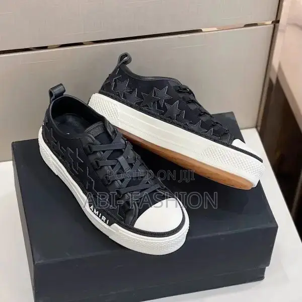 Amiri Full Black Stars Low Original Shoe