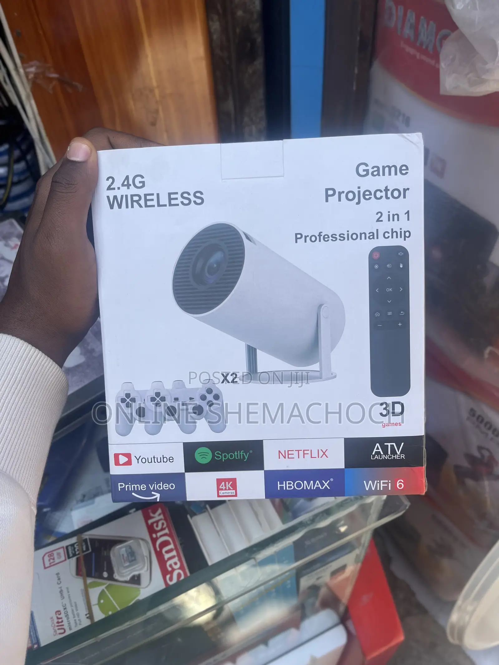 Game Projector 2 in 1 Professional Chip