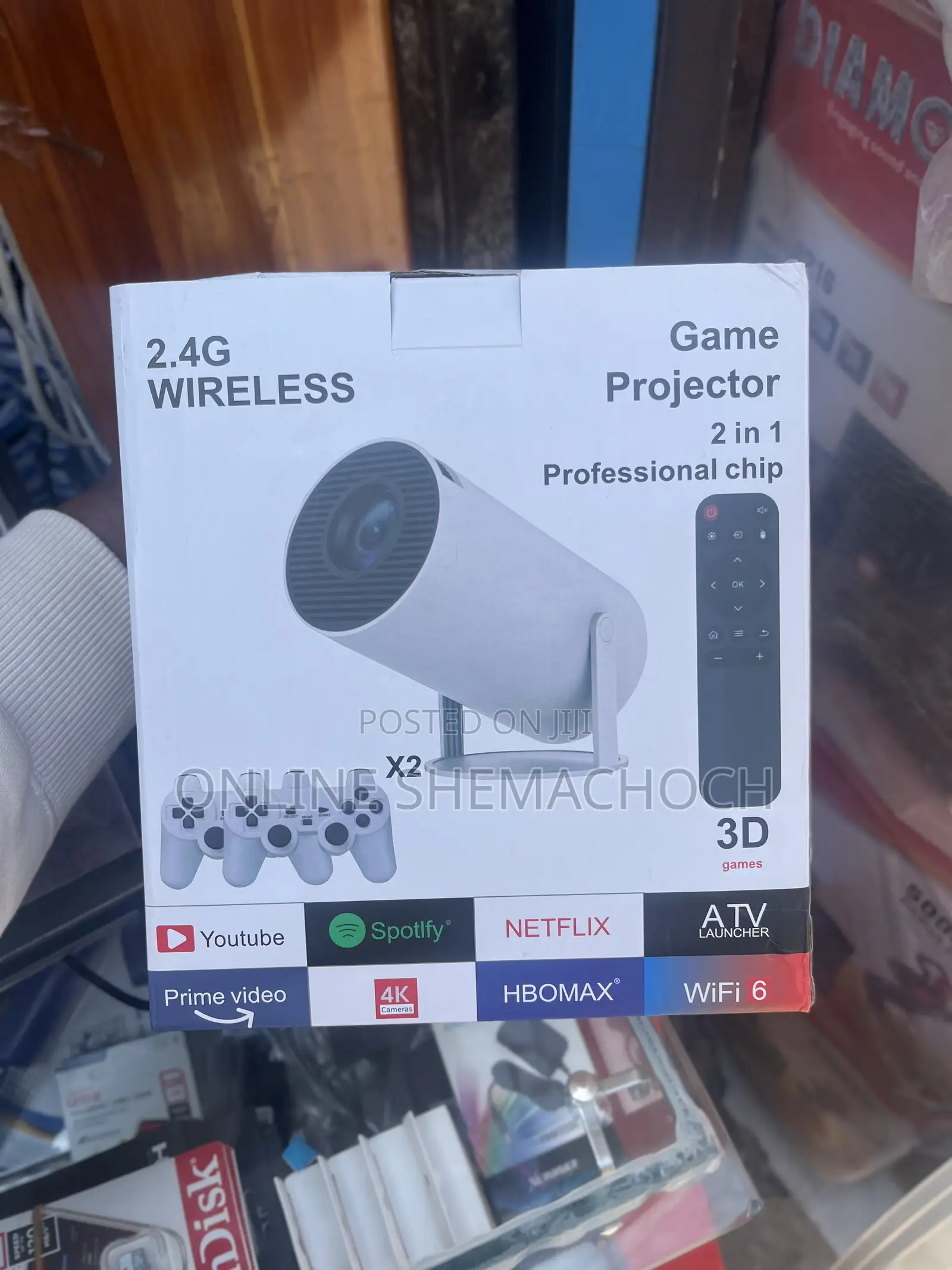 Game Projector 2 in 1 Professional Chip