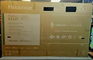 □●Hisence 100" Uled U70series Tv ◆ 10year Warranty ■ Free Delivery