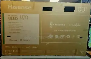 □●Hisence 100" Uled U70series Tv ◆ 10year Warranty ■ Free Delivery