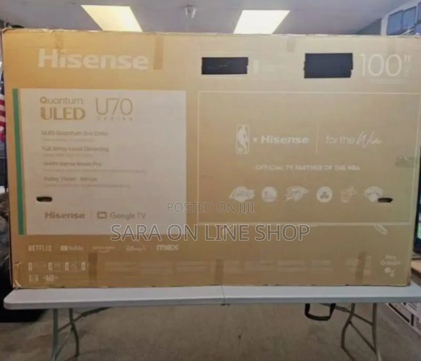 □●Hisence 100" Uled U70series Tv ◆ 10year Warranty ■ Free Delivery