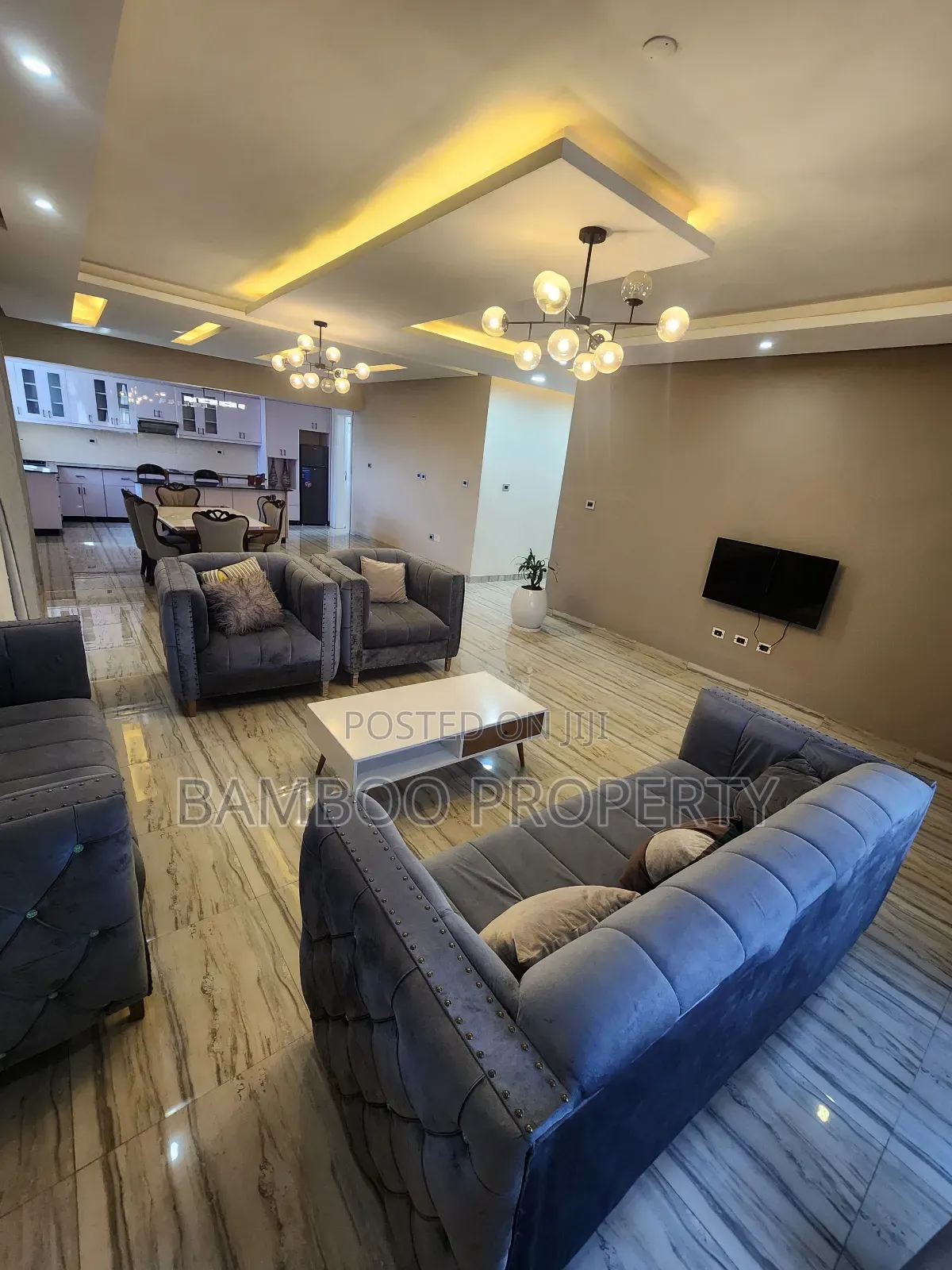 Furnished 3bdrm Apartment in Bole for rent