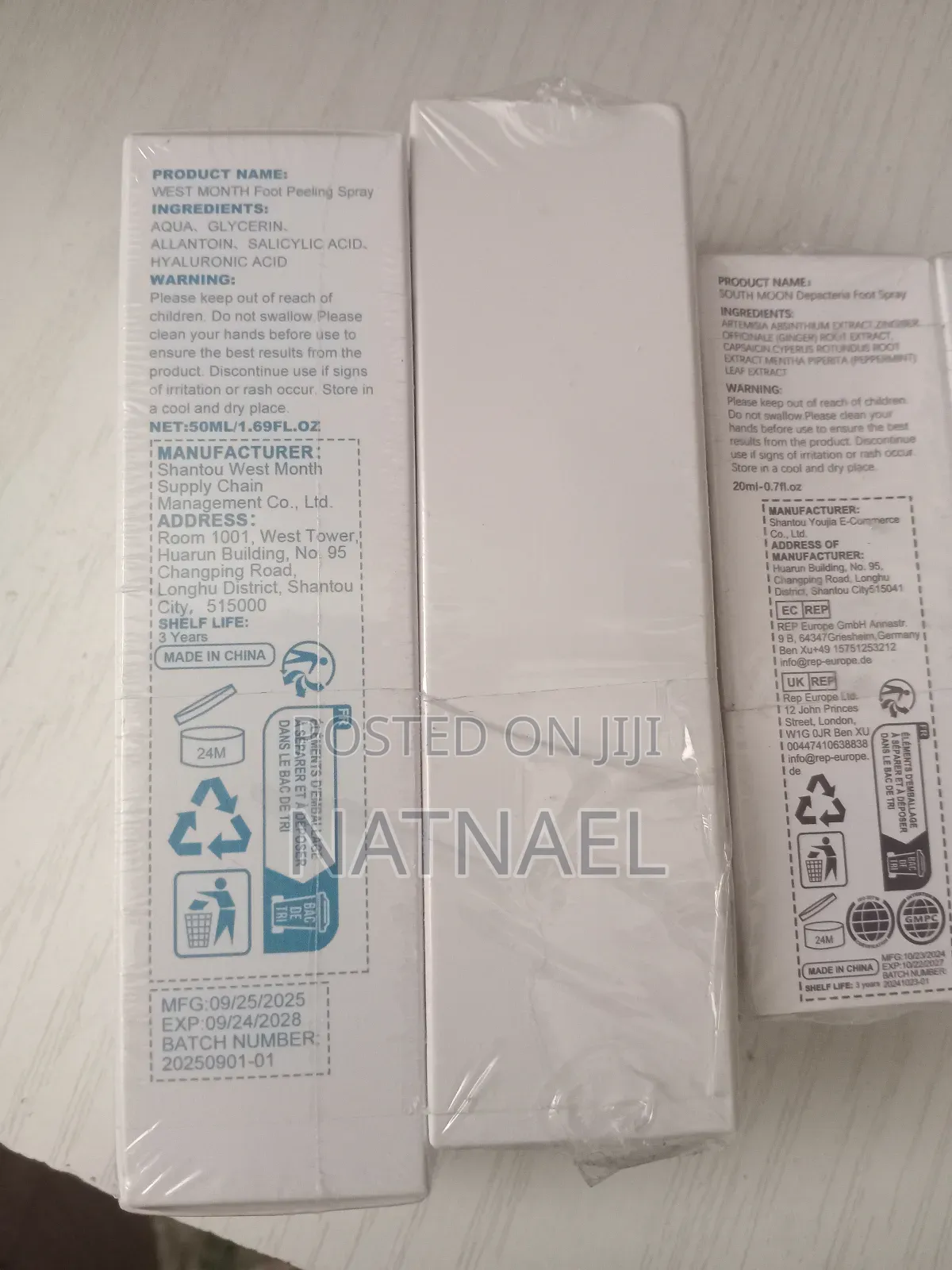 West Month Foot Peeling Spray