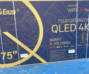 **Enzo 75" Qled Smart Tv◆New Model ◆10year Warranty■ Free Delivery