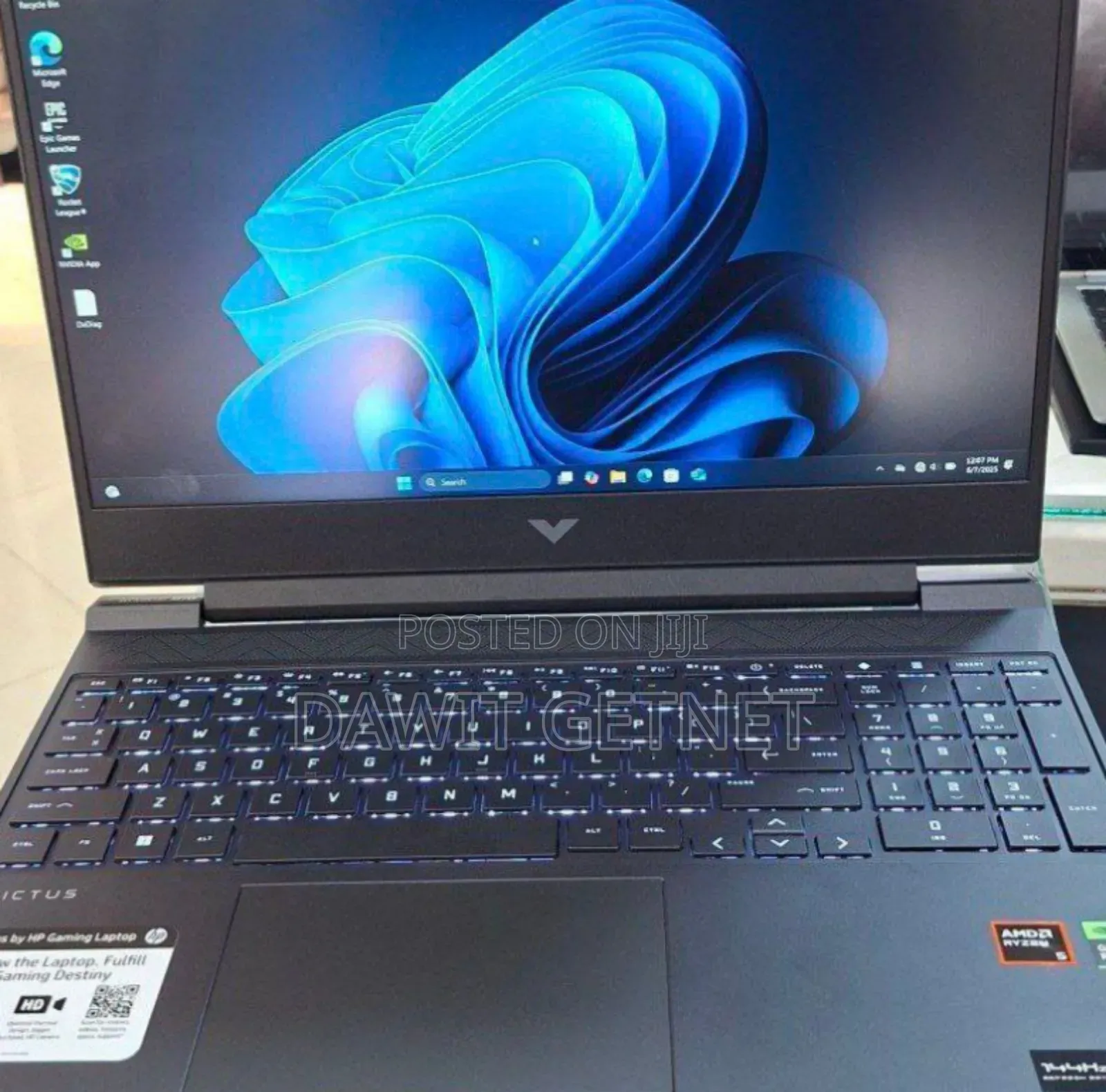 New Laptop HP Victus 15 16GB AMD Ryzen 5 SSD 512GB