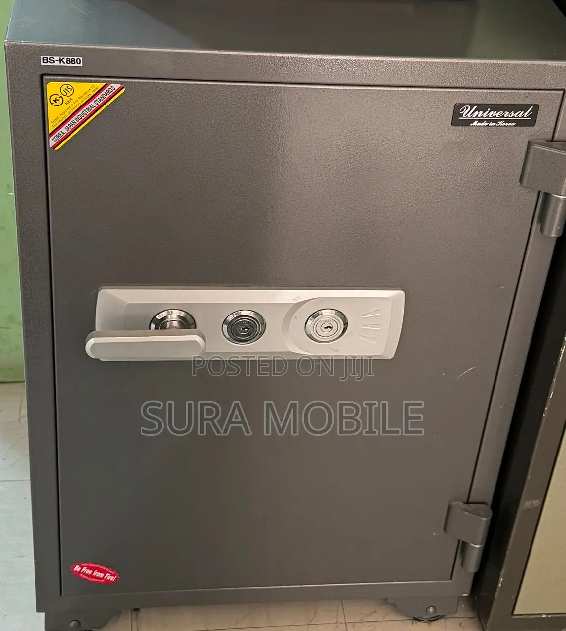 Falcon F-v180c Solid Safe, A Fire And Security Safe ካዝና