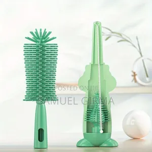 Soft and Flexible 3in1 Silicone Bottle Cleaning Brush