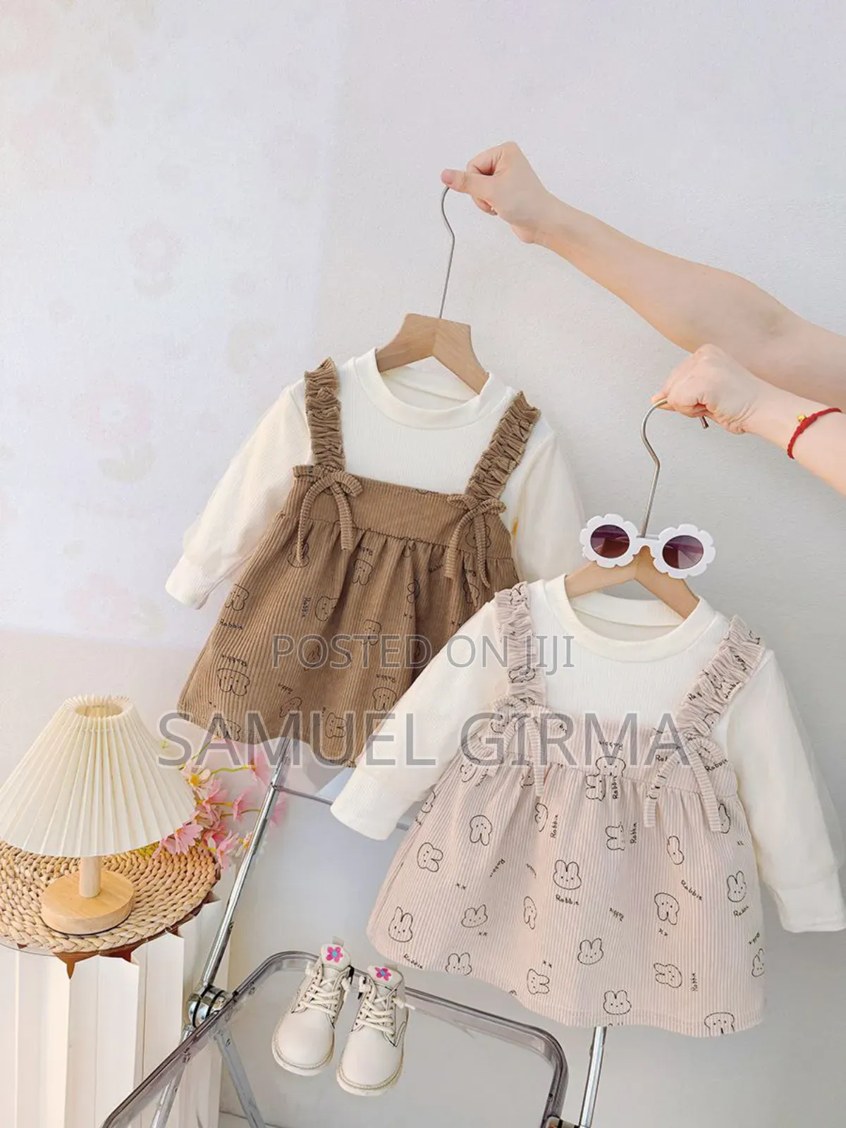 Mk- 0707 Babygirl Spring Dresses Size: 1-4 Years