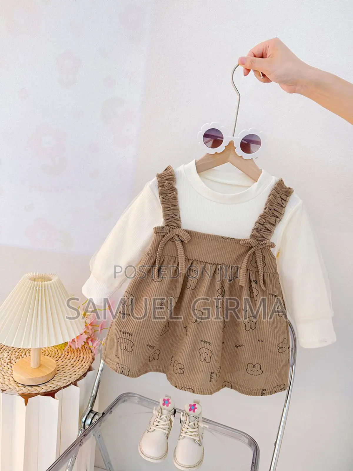 Mk- 0707 Babygirl Spring Dresses Size: 1-4 Years