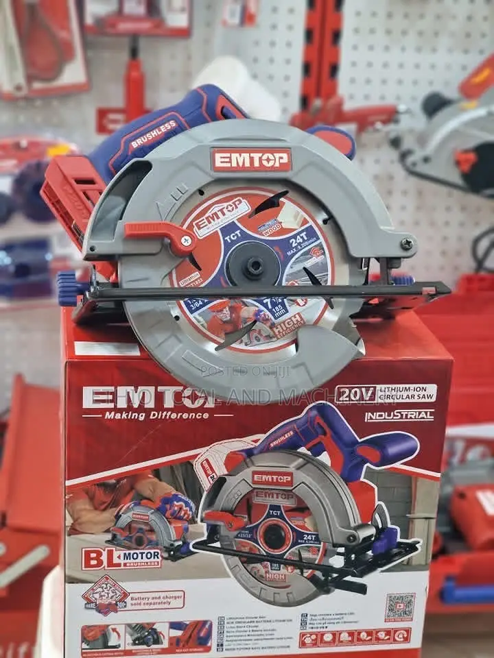 Emtop 20v Lithium-Ion Circular Saw