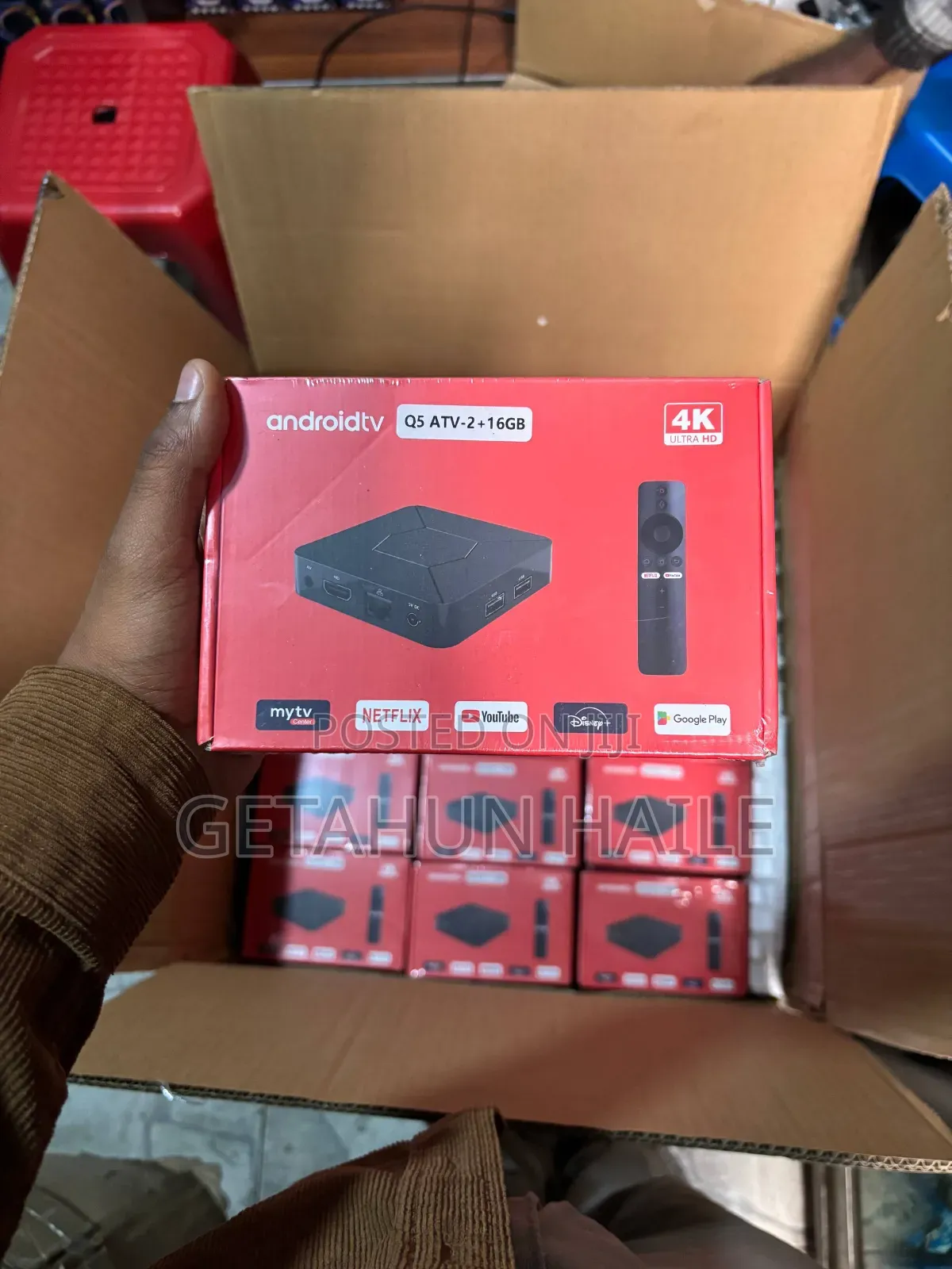 Q5 Android Tv Box (ቲቪ Smart ማድረጊያ) Mi Tv Box System