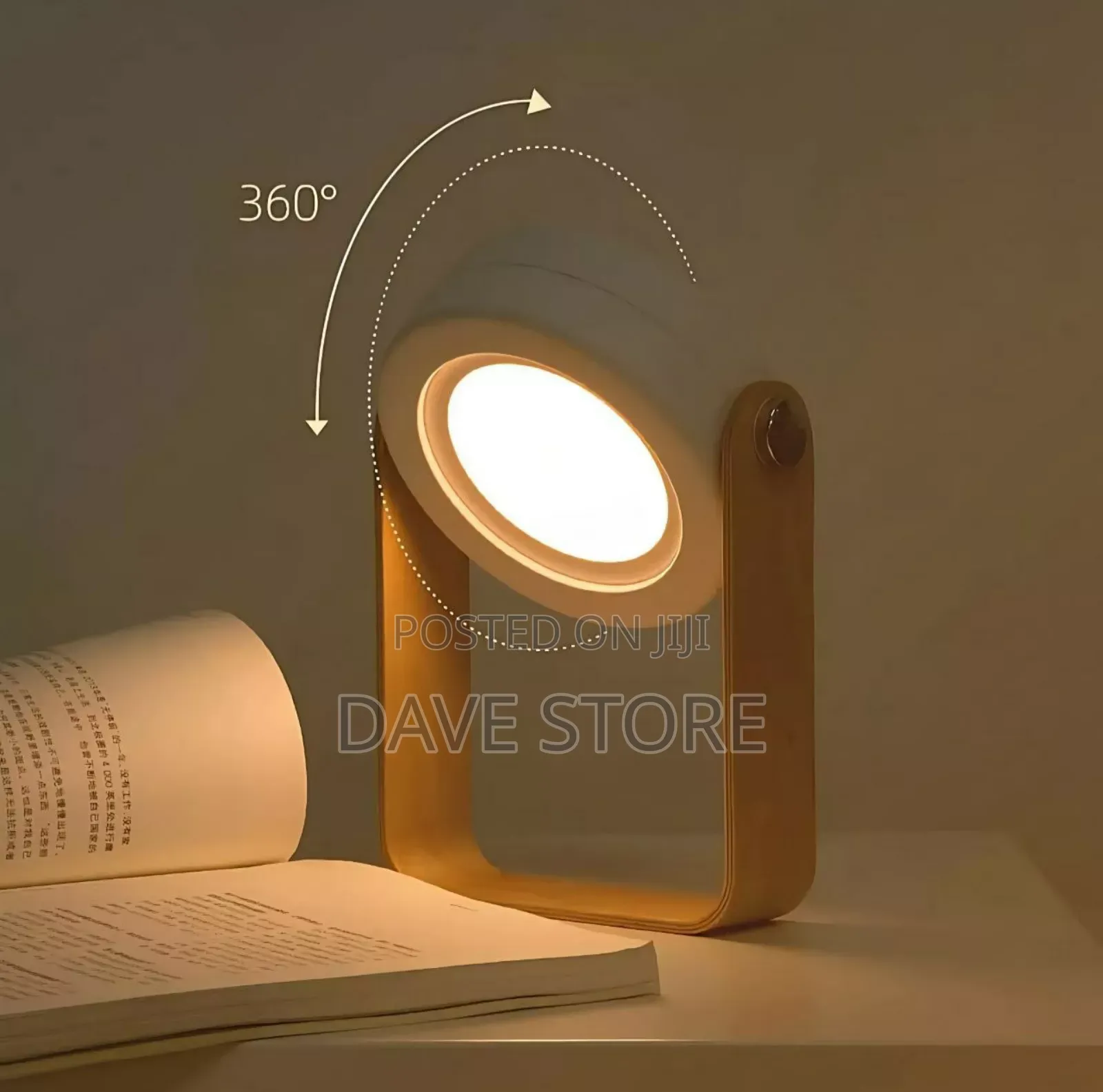 Foldable Led Bedside Table Lamp