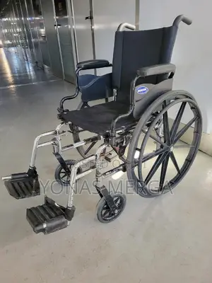 Photo - Normal Wheelchair发妝wheelchair℥¶Durable Push-to-Lock Wheels❩❩Wheelchair