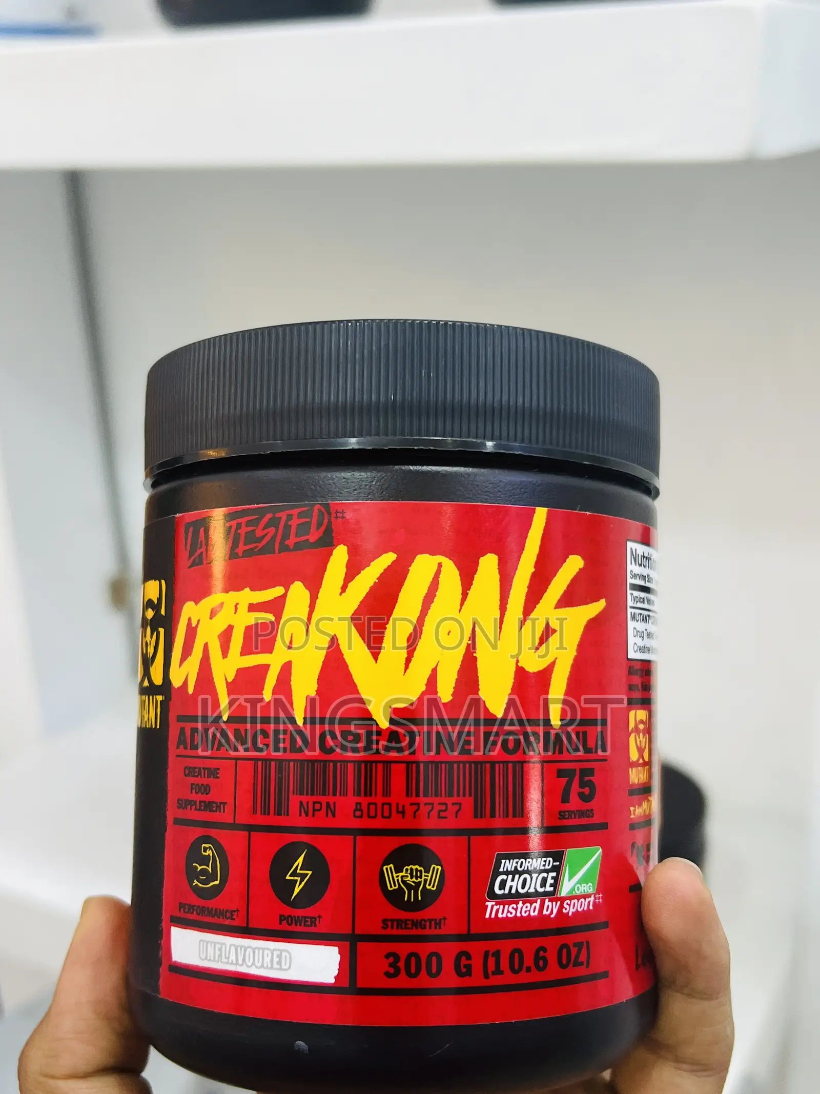 On Micronised 93 Serving Creakong 75 Serving Mutant Creatine 60 Servin