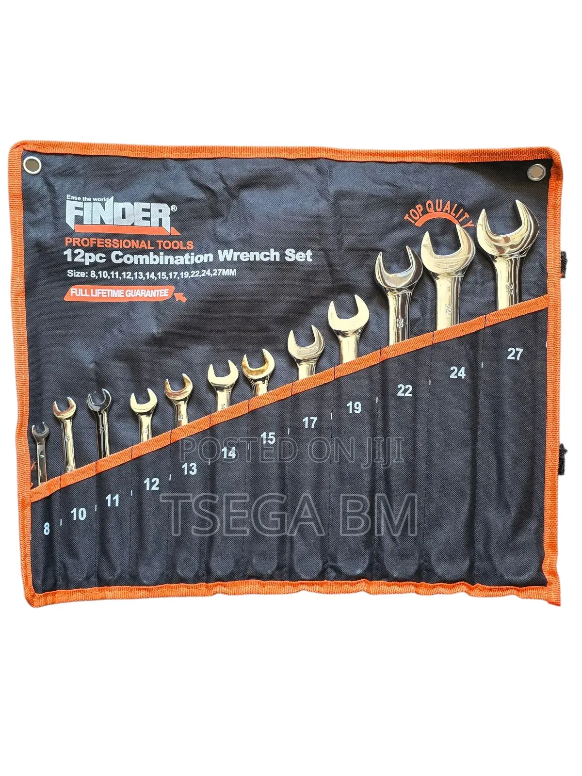 Finder 12 Piece Combination Wrench Set 8-27mm