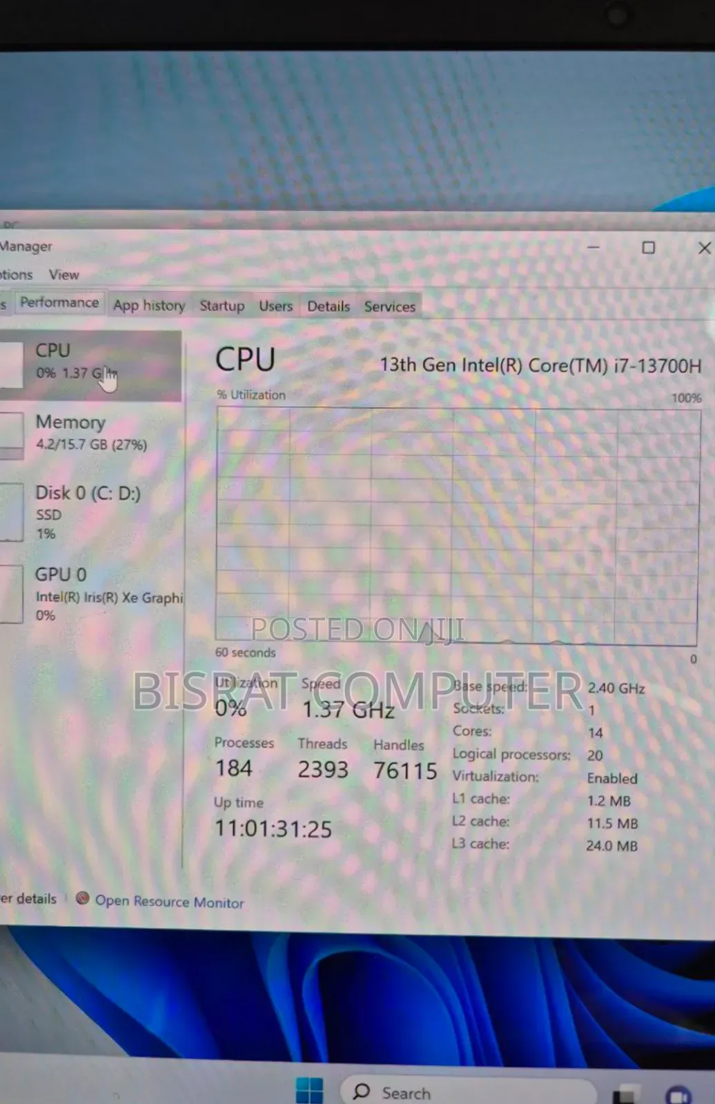 New Laptop HP Pavilion 15 16GB Intel Core I7 SSD 1T