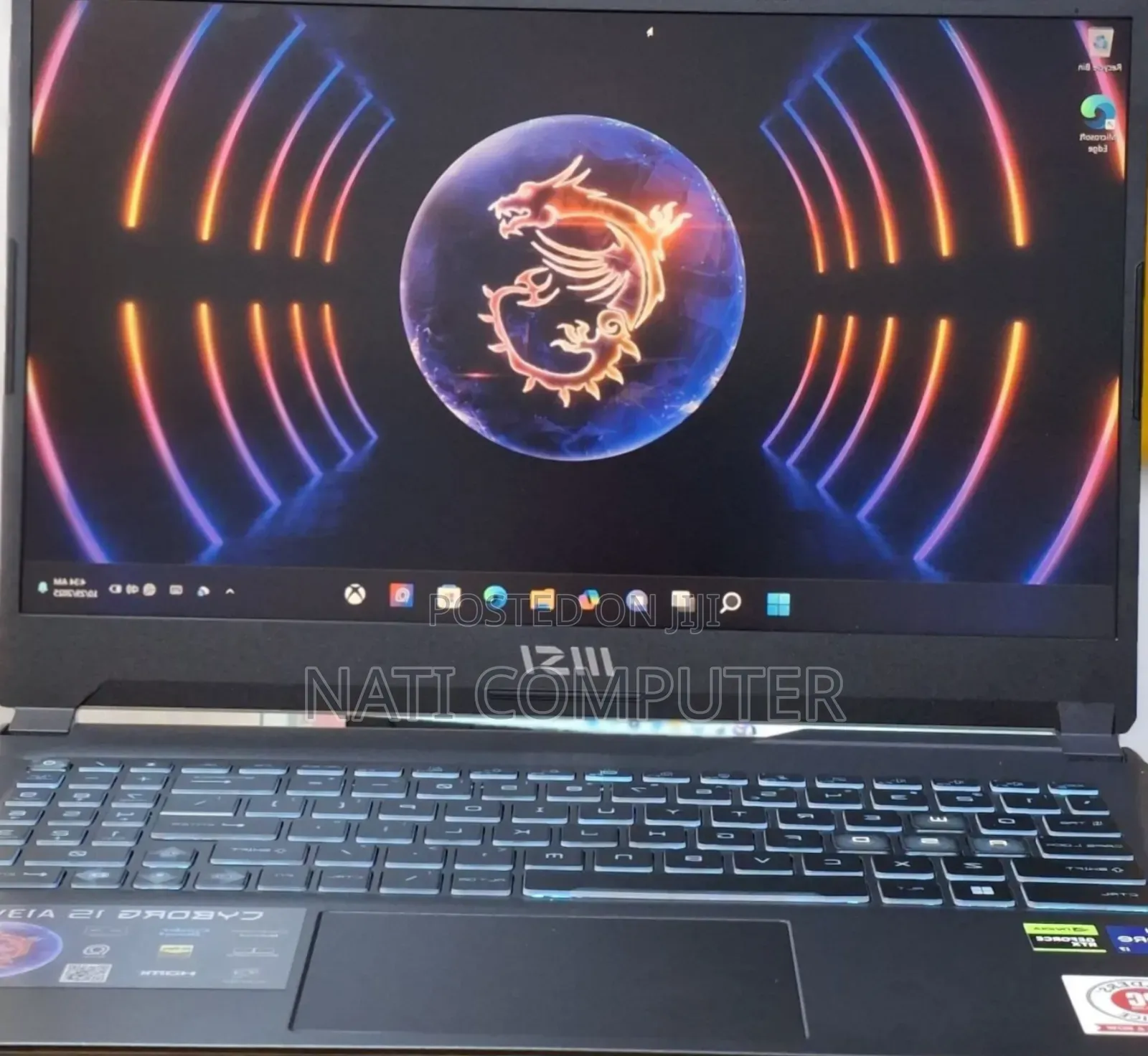 New Laptop MSI Katana 15 16GB Intel Core I7 SSD 512GB