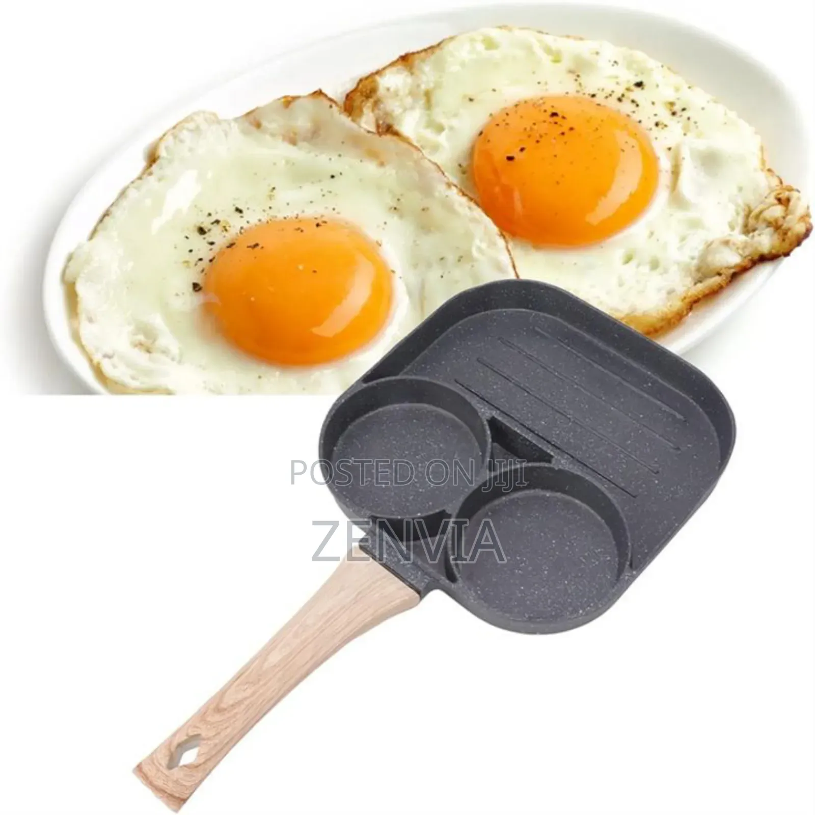 3-in-1 Omelette Egg Pan ●Perfect For Breakfast ● Fast Cooking