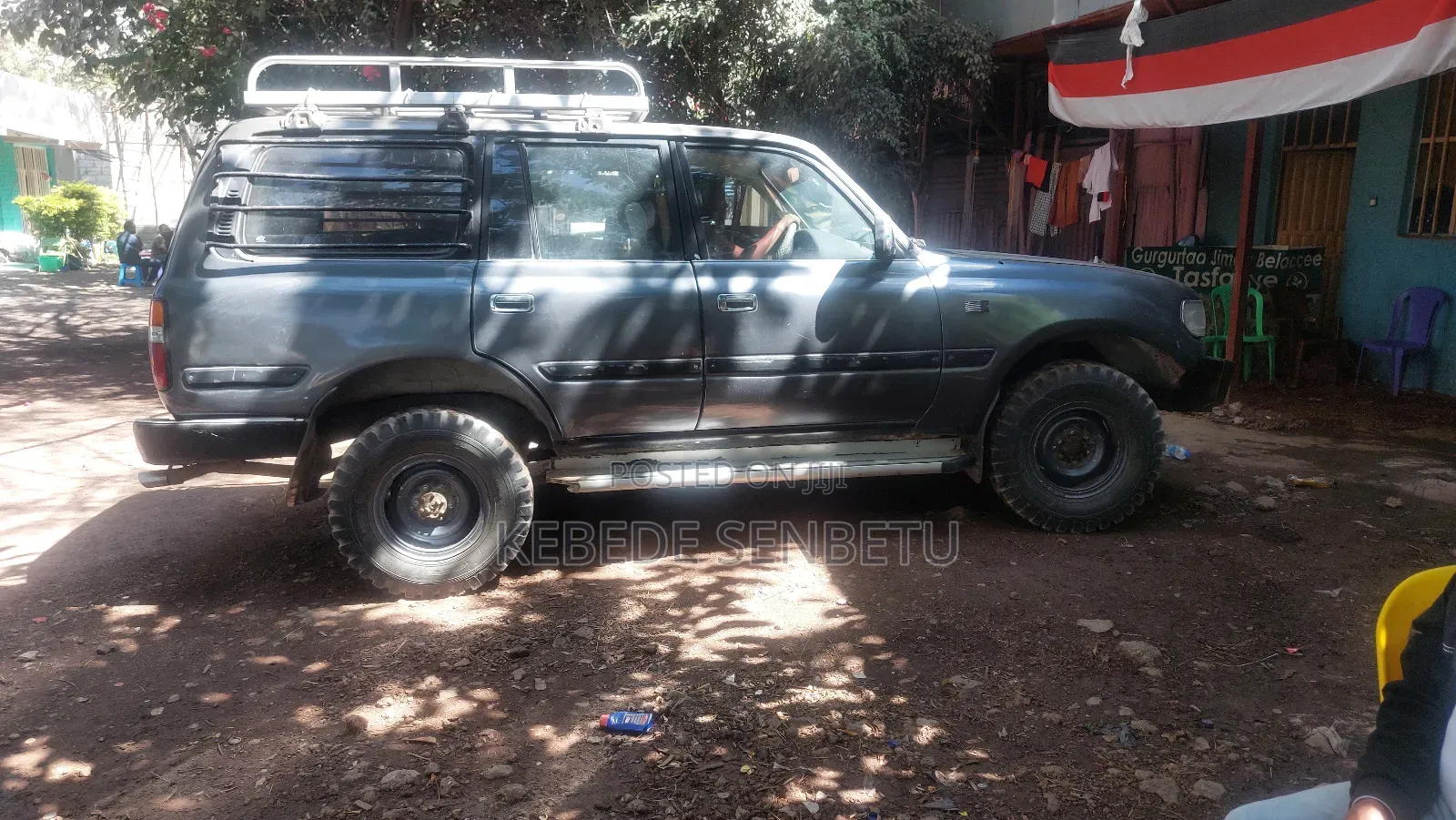 Toyota Land Cruiser HDJ 100 1998 Gray