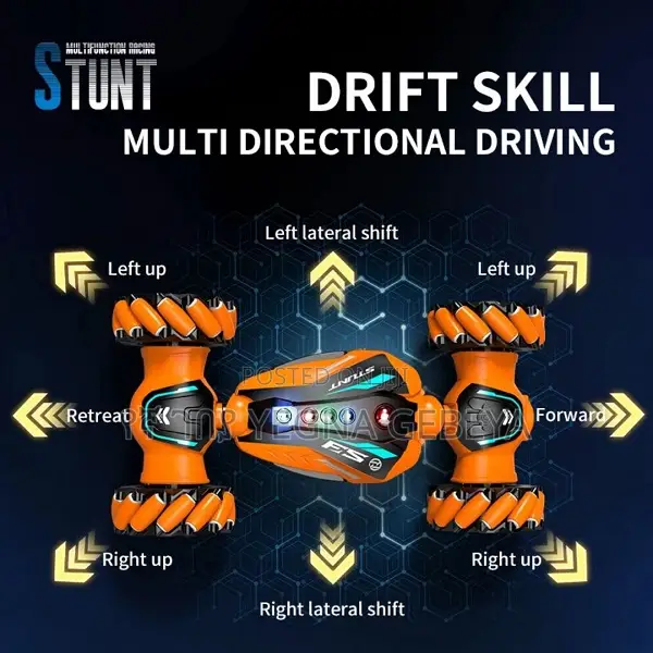 4wd Multifunction Stunt Racing Car With Spray Gesture Control 360°