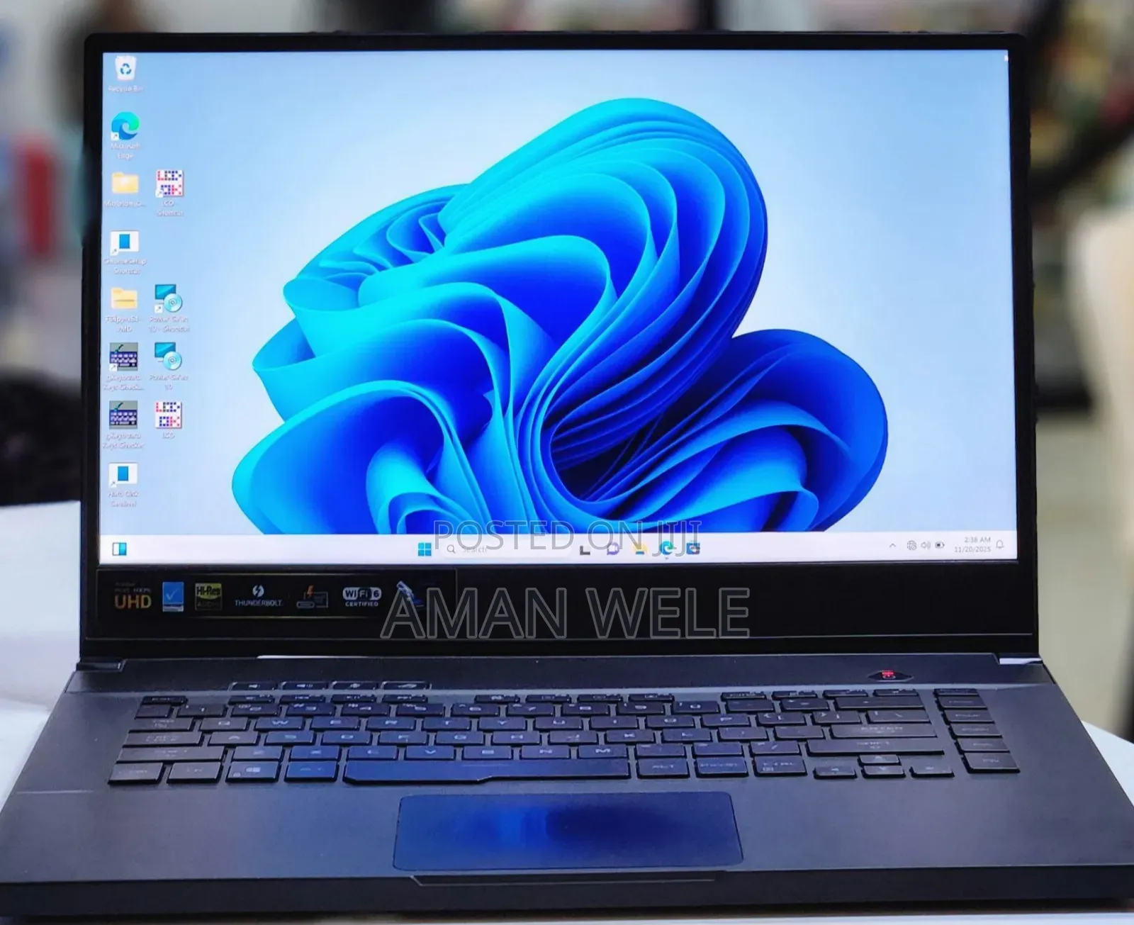 New Laptop Asus ROG Zephyrus G15 16GB Intel Core I7 SSD 512GB