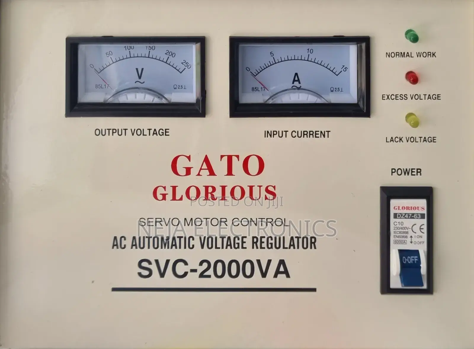 Gato Stabilizer Voltage Regulates 2000wat Deliver