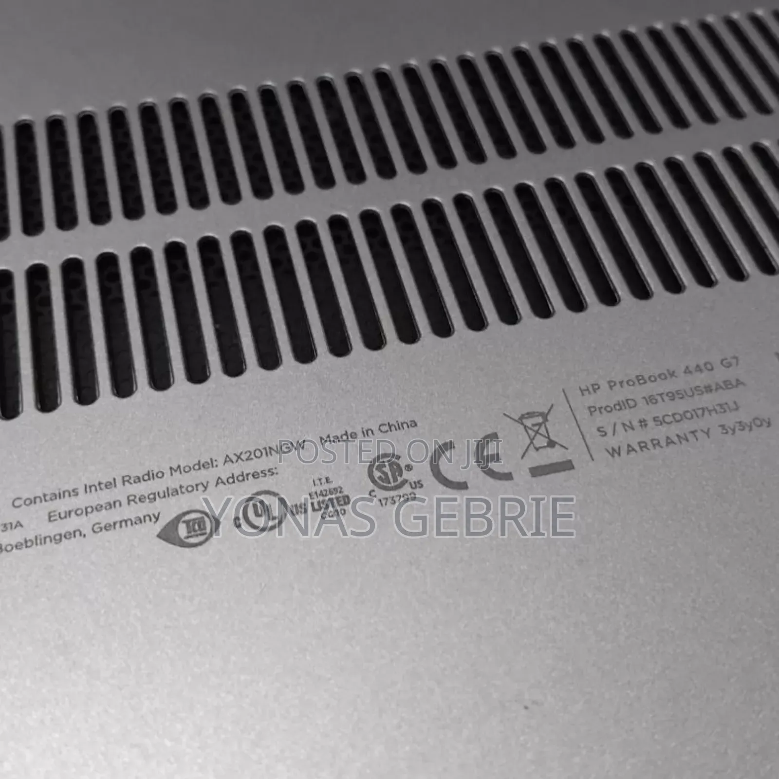 New Laptop HP 8GB Intel Core I5 SSD 256GB