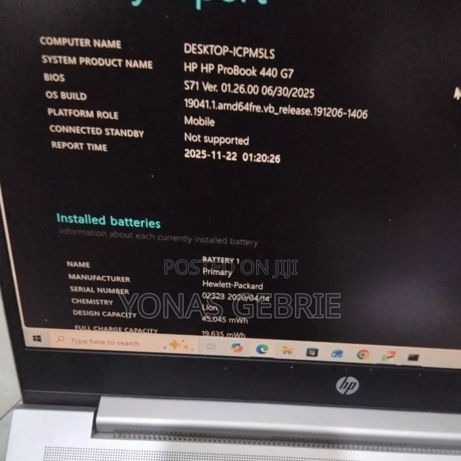 New Laptop HP 8GB Intel Core I5 SSD 256GB