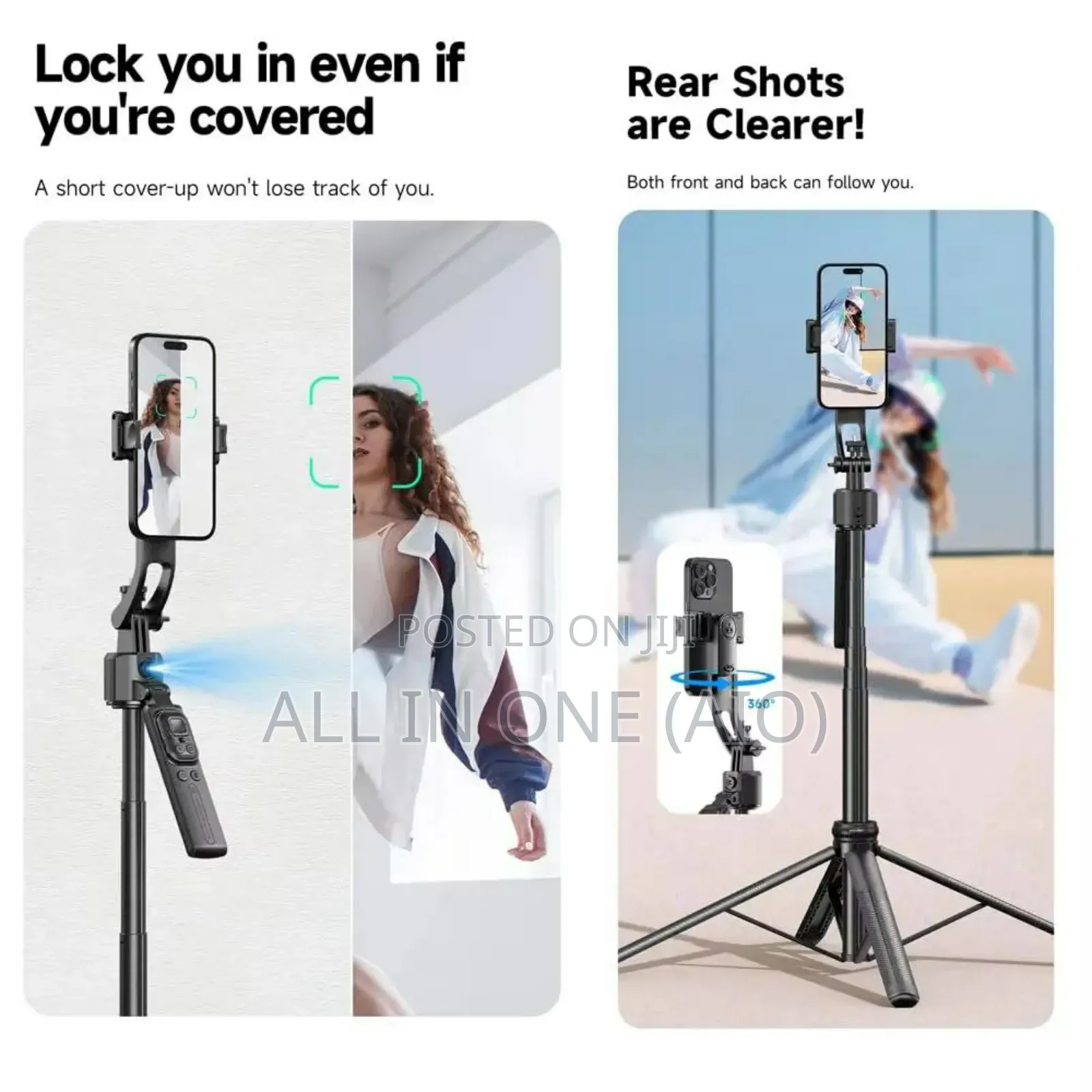 C17 Aluminum Alloy Ai Intelligent Face Tracking Smart Gimbal