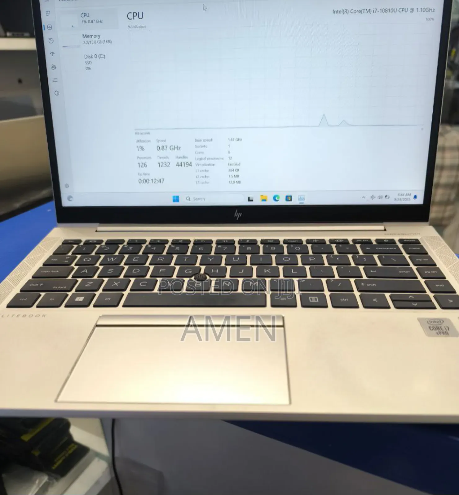 New Laptop HP EliteBook 840 G7 16GB Intel Core I7 SSD 512GB