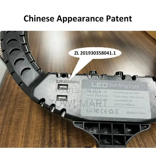 21" Ring Light With Remote 3 Colors 3 Phone Holders Long Stand + Bag