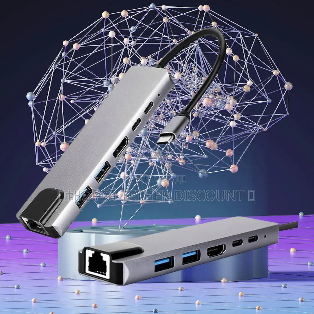 Multi-function 7-in-1 Inteligence Extension Type-c