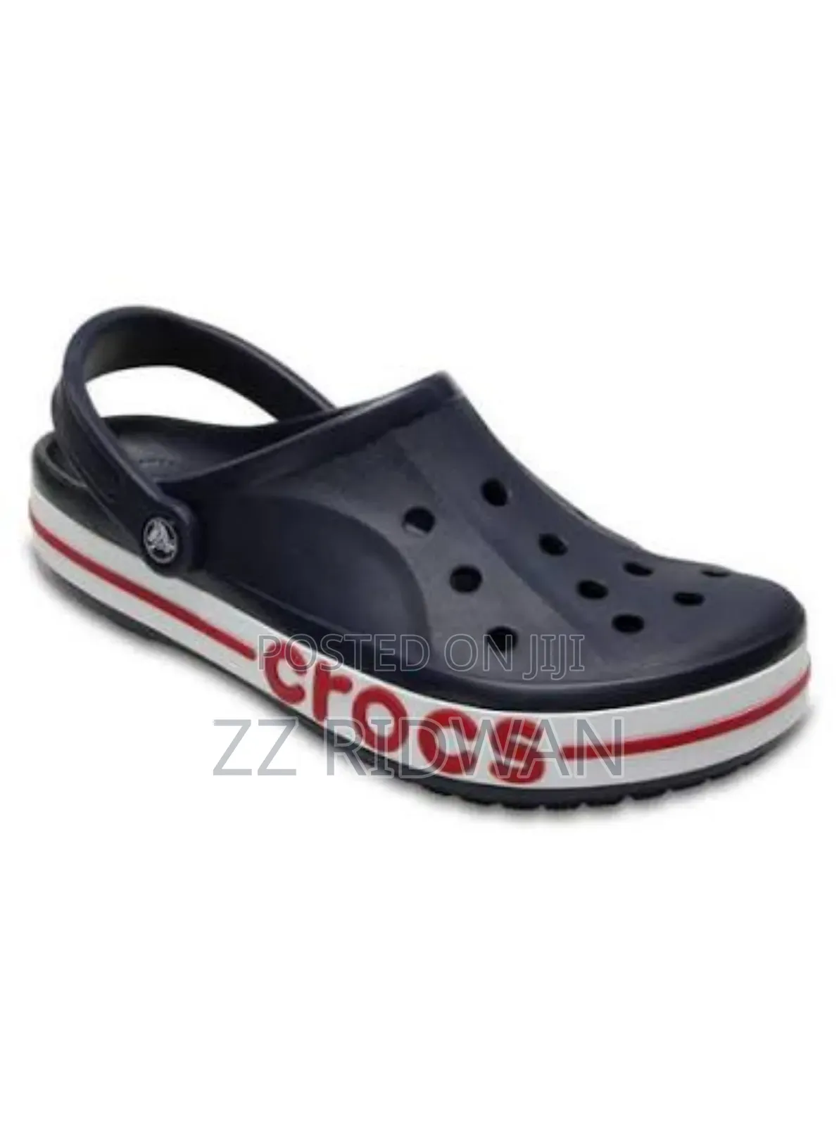 Blue Black Crocs