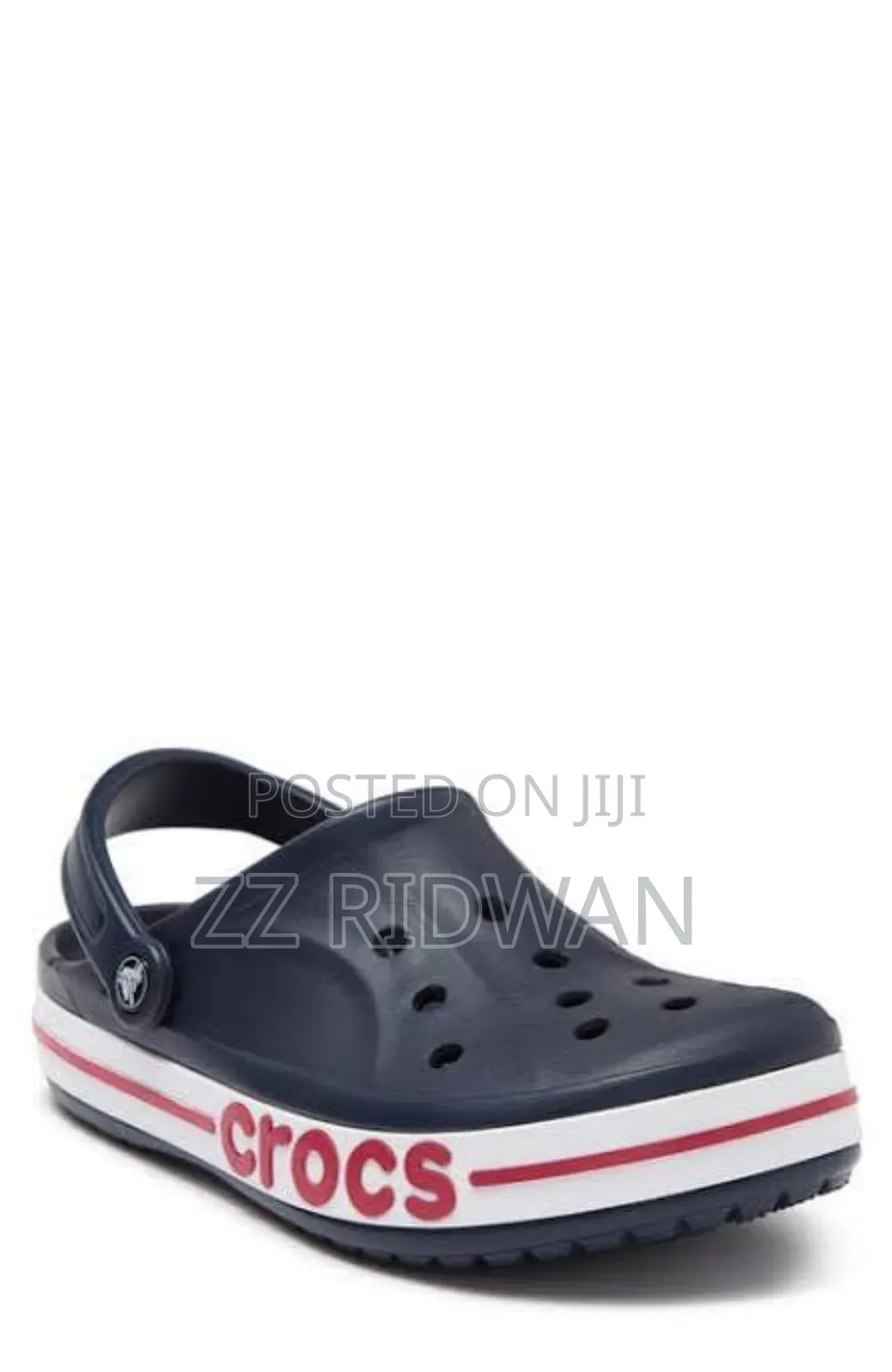 Blue Black Crocs