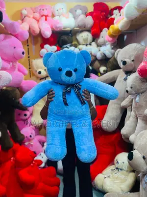 Photo - 90cm Blue Teddy Bear አሻንጉሊት