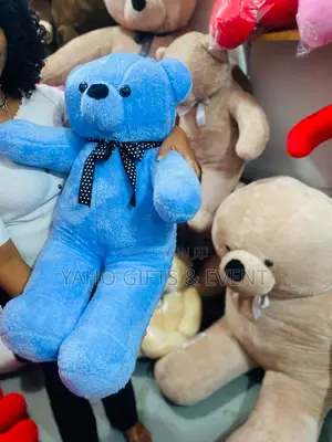90cm Blue Teddy Bear አሻንጉሊት