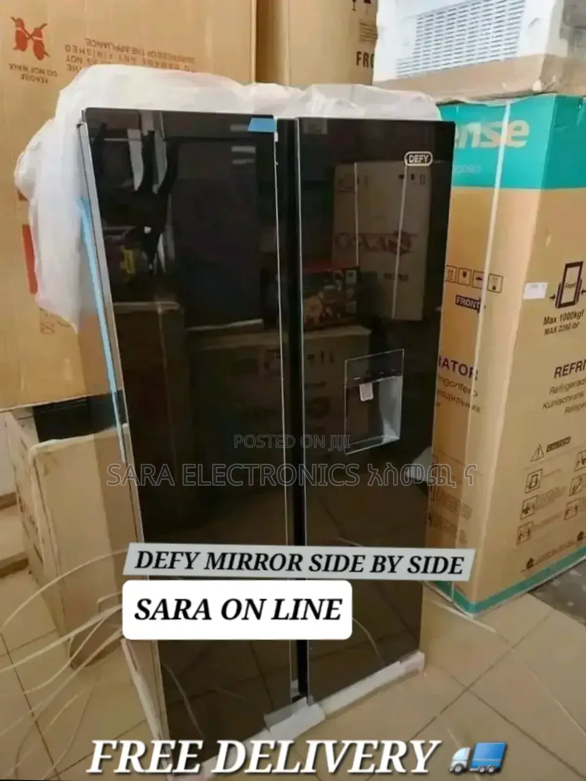 Hisence 2doors Orignal Refrigerator *10year Warranty * Free Delivery