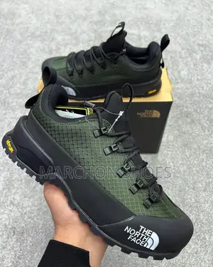 Photo - The North Face Glenclyffe Low Sneakers — Black Olive Green (Men)