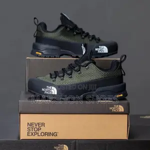 The North Face Glenclyffe Low Sneakers — Black Olive Green (Men)