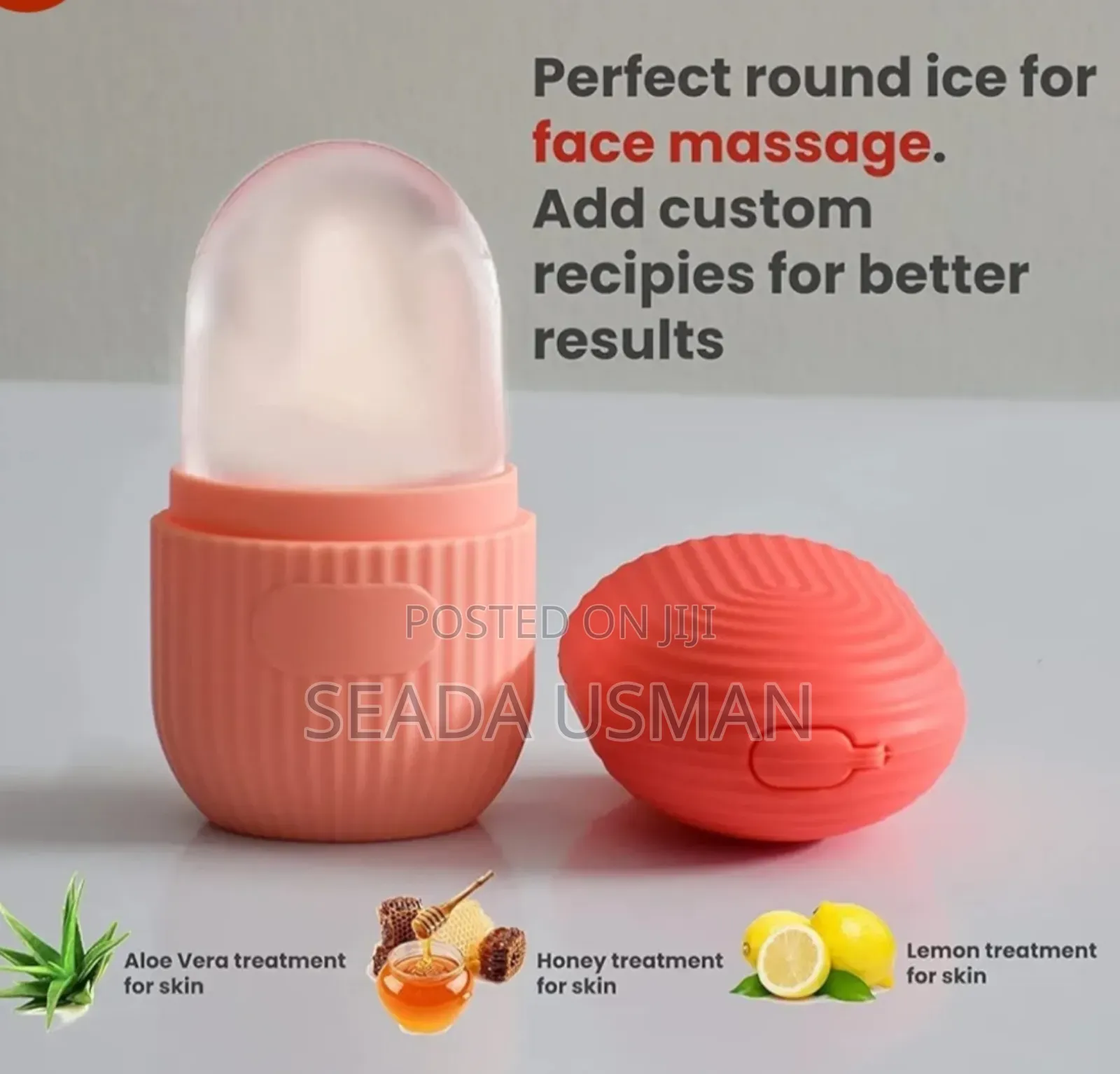 የበረዶ ማሻ (Silicone Ice Roller Massager)
