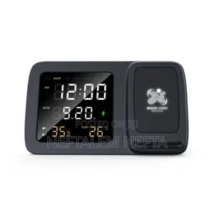 Rise Digital Alarm Clock Wireless Charger