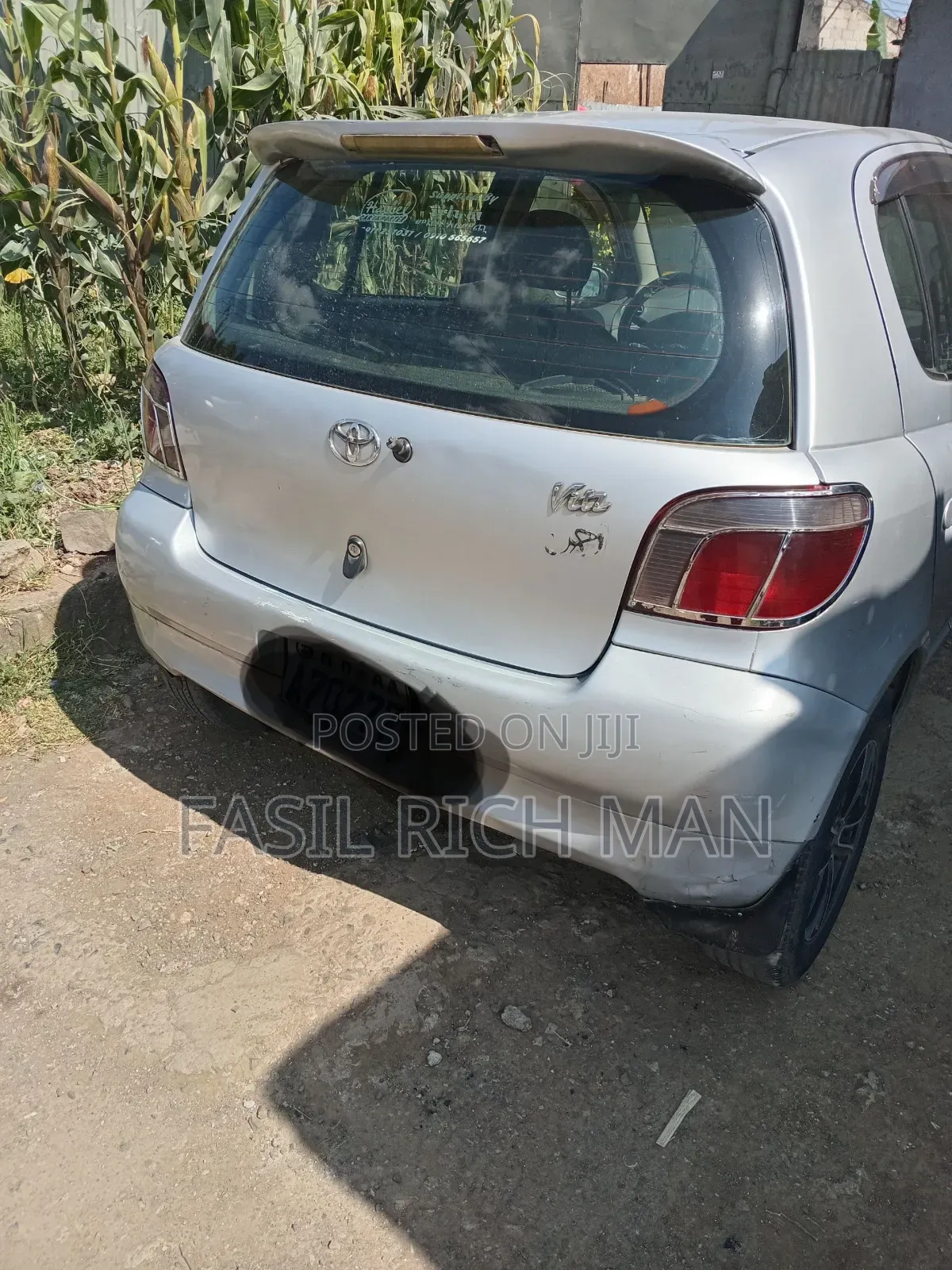 Toyota Vitz 1.3 AWD 3dr 2001 Silver