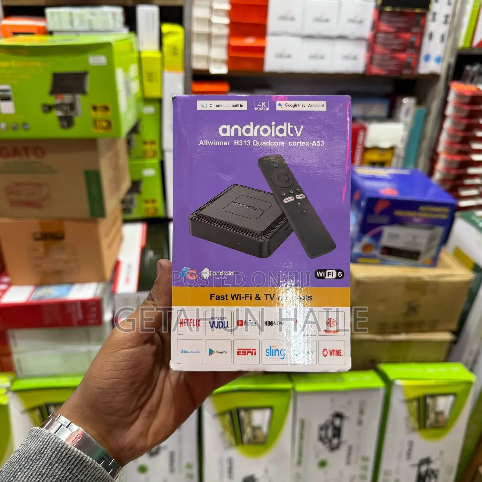 All Winner 5g Android Tv Box (128gb Tv ስማርት ማድረጊያ)