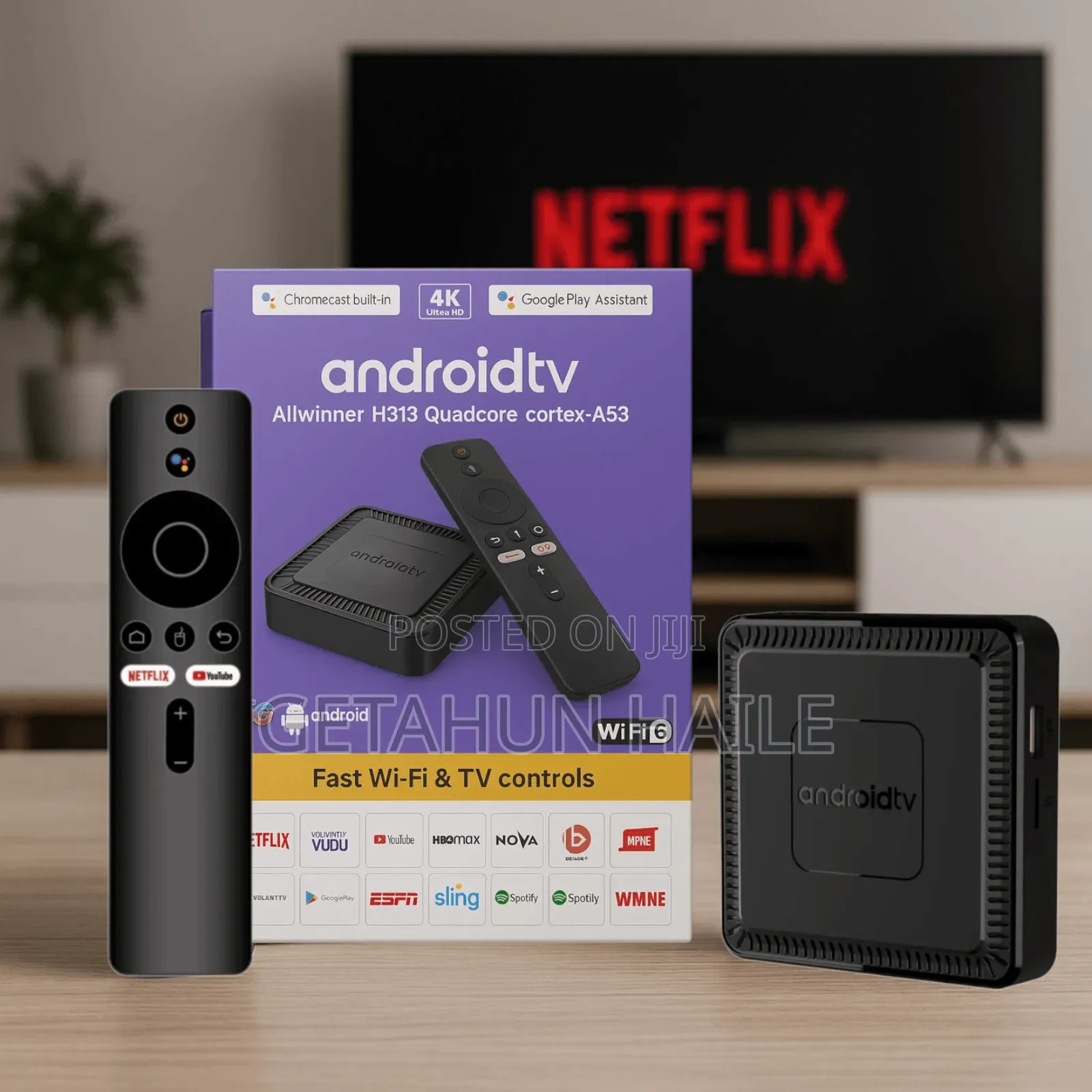 All Winner 5g Android Tv Box (128gb Tv ስማርት ማድረጊያ)