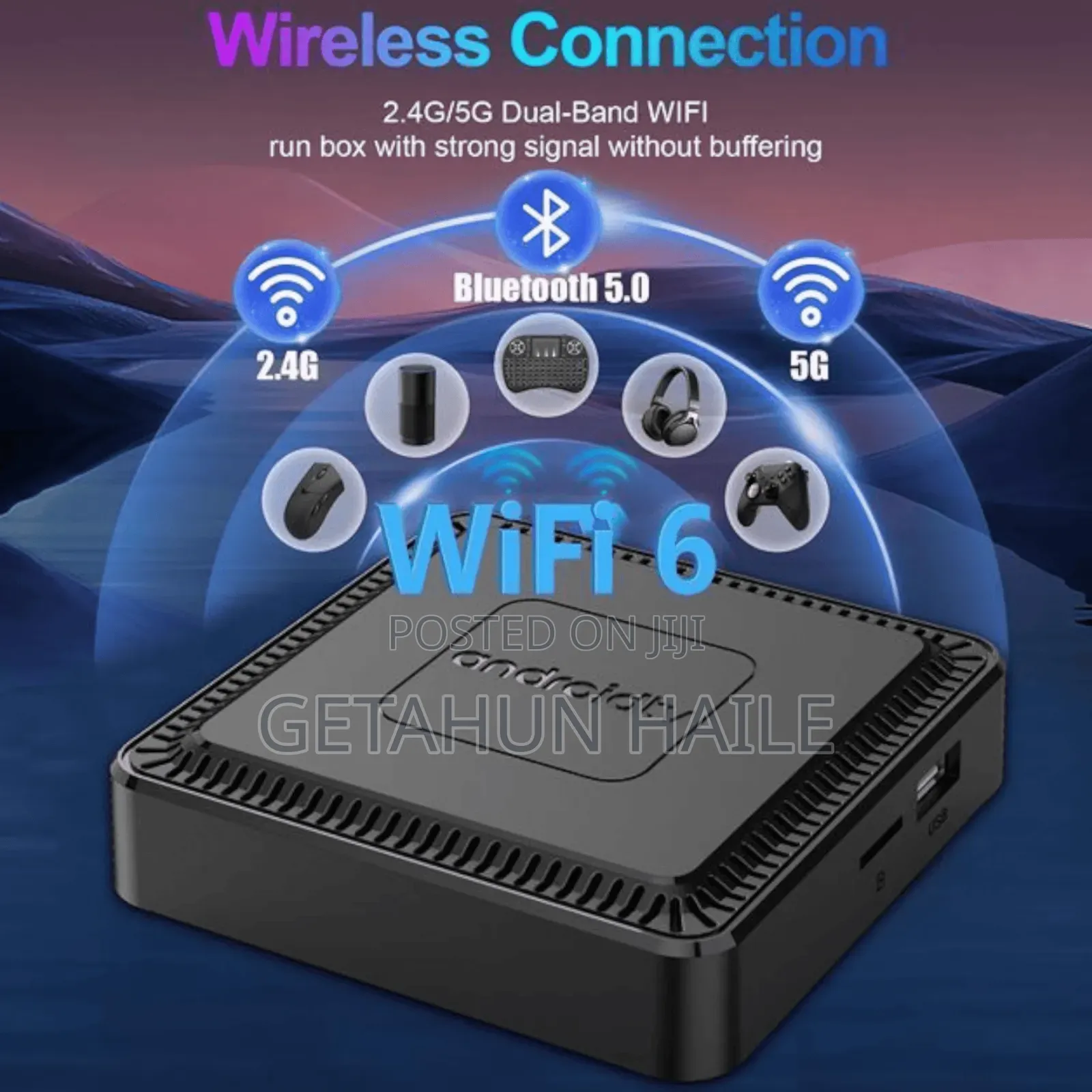 All Winner 5g Android Tv Box (128gb Tv ስማርት ማድረጊያ)