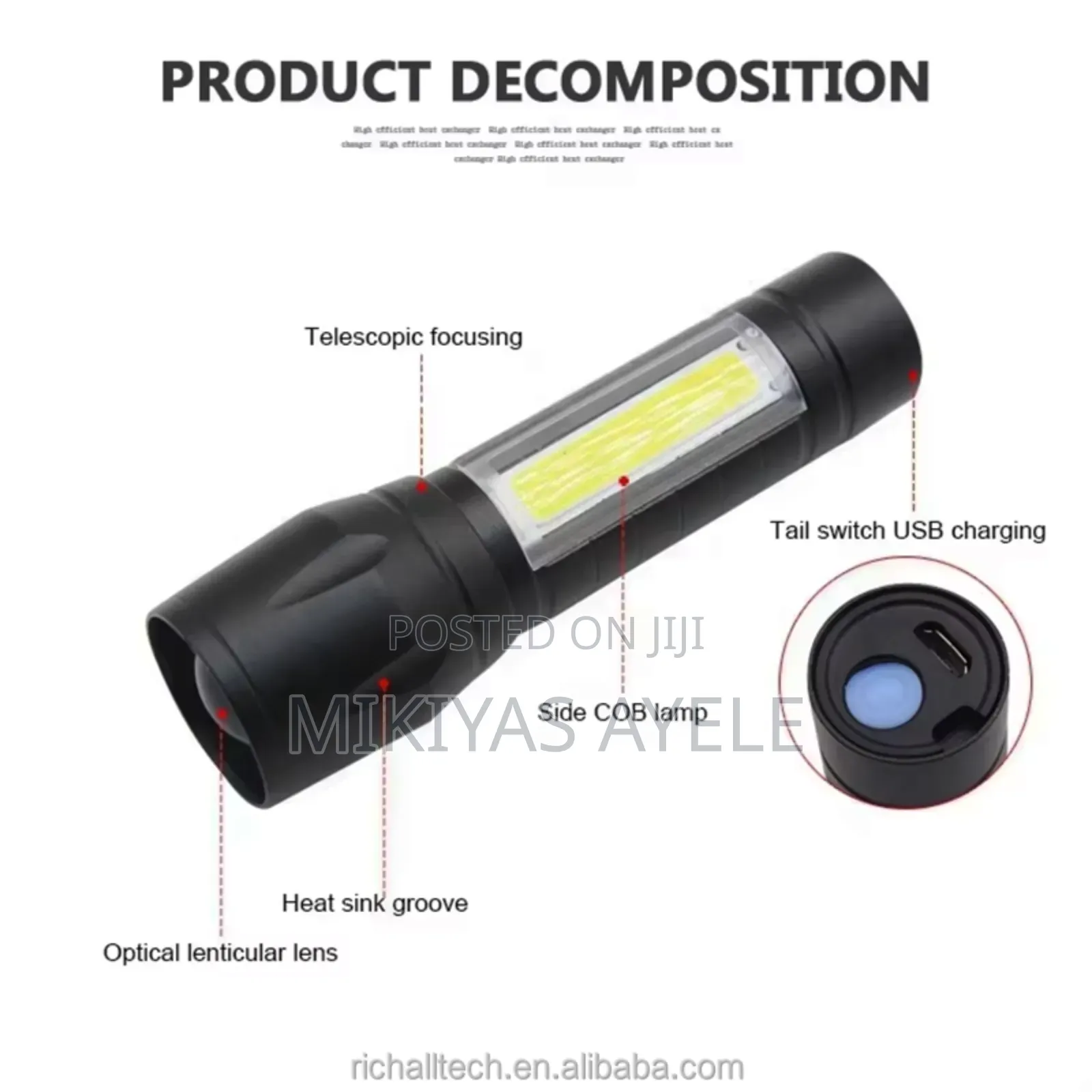 Flashlight and Powerbank 2 in 1