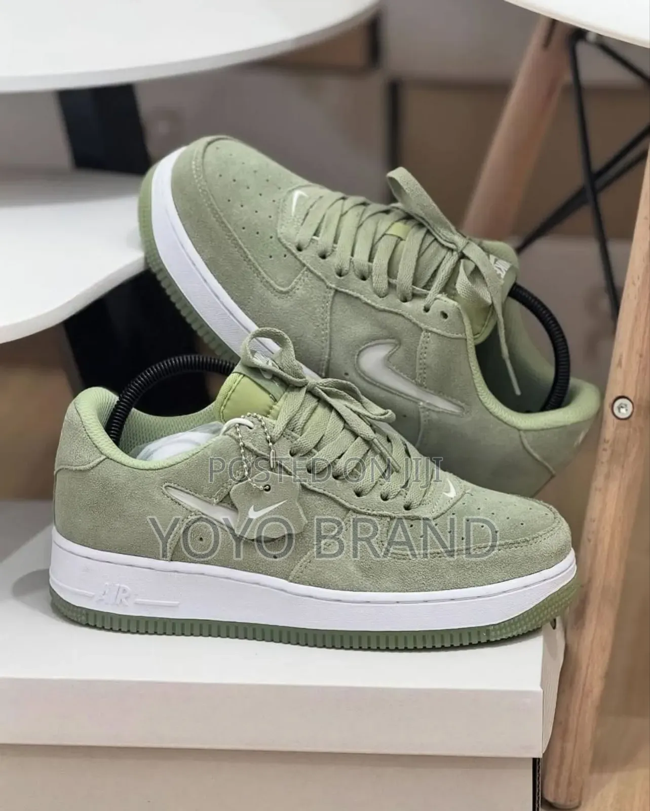 Nike Air Force 1 Light Green Master Quality Shoes