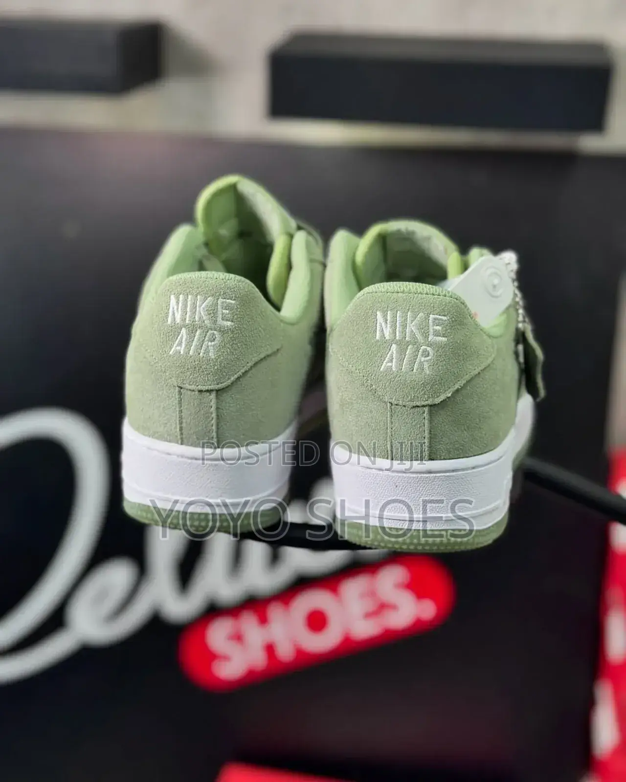 Nike Air Force 1 Light Green Master Quality Shoes