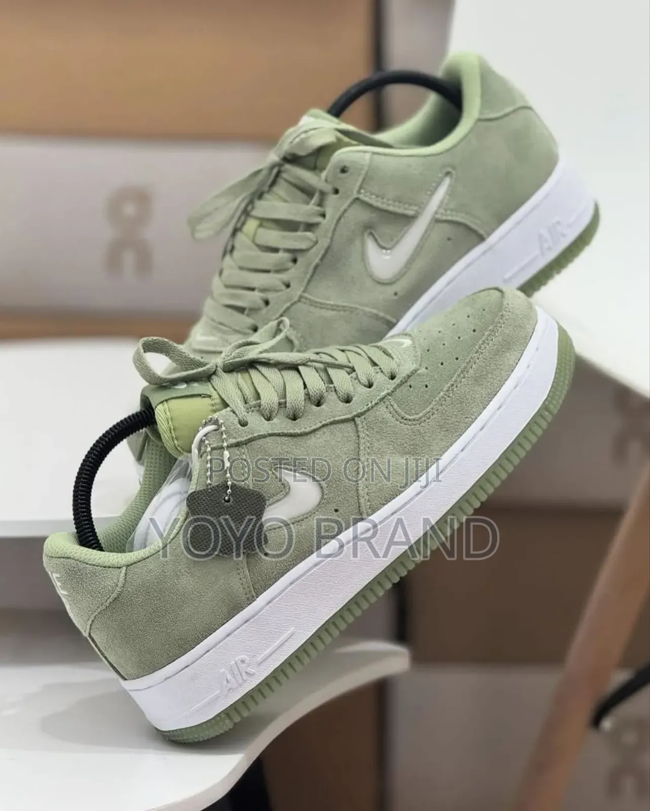 Nike Air Force 1 Light Green Master Quality Shoes